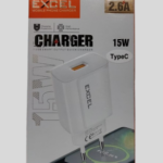 Excel E-300 15W Fast Charger Adapter with Type-C Cable