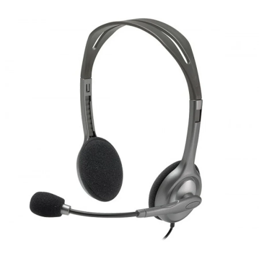 logitech-h110-stereo-headset-two-port-904x904.jpg Logitech H110 STEREO Headset (Two port) - Image 1