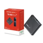 TX60 Pro 5G 14K ULTRA HD 16GB 256GB Android 16 Smart TV Box Voice Remote, Bluetooth, Free Dish Channel with Warranty